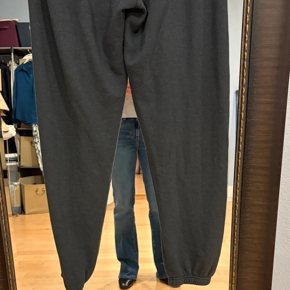 Aviator Nation Black Joggers with Rainbow Heart - Picture 4 of 10